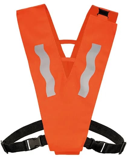 Kids´ Hi-Vis Safety Collar Haiti With Safety Clasp - Signal Orange