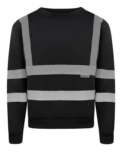 Hi-Vis Workwear Sweatshirt Limerick - Black