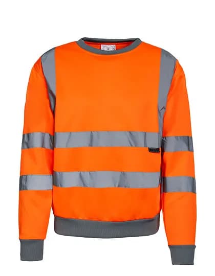 Hi-Vis Workwear Sweatshirt Limerick - Signal Orange