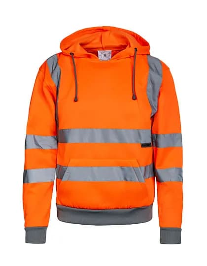 Hi-Vis Workwear Hoody Cork - Signal Orange