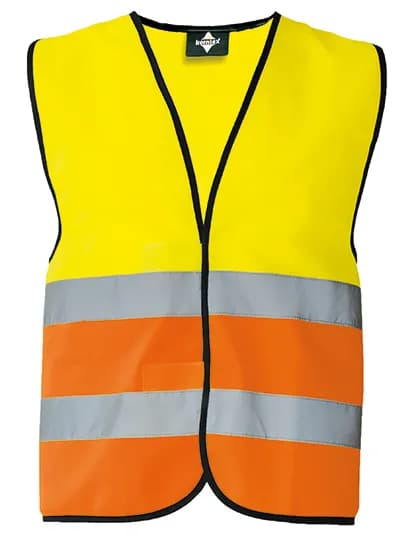 Hi-Vis Safety Vest Wolfsburg - Signal Yellow/Signal Orange