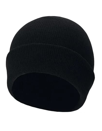 Premium Knitted Beanie Strasbourg - Black