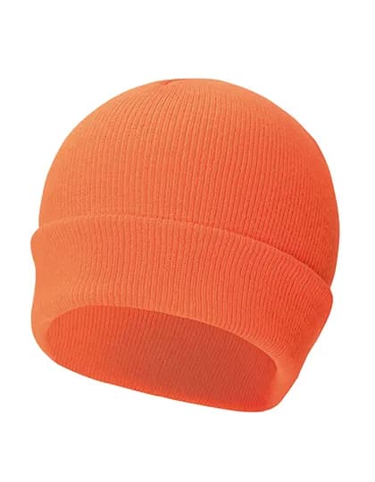 Premium Knitted Beanie Strasbourg - Signal Orange