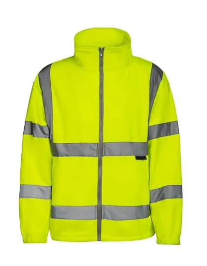 Hi-Vis Safety Fleece-Jacket Bergen - Signal Yellow