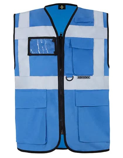 Executive Multifunctional Safety Vest Berlin - Blue