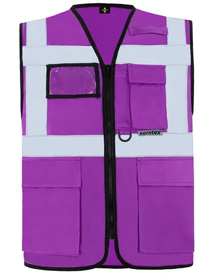 Executive Multifunctional Safety Vest Berlin - Violett