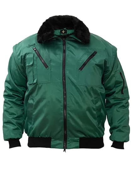 Robust 4-in-1 Workwear Pilot Jacket Oslo - Green