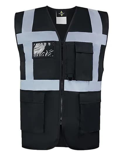 CO² Neutral Multifunctional Executive Safety Vest Hamburg - Black