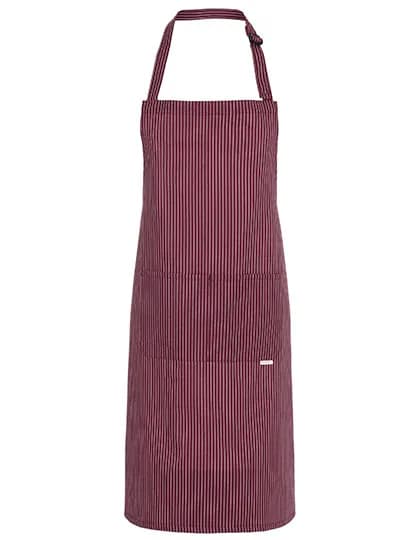 Latzschürze Carlo - Bordeaux (ca. Pantone 209C)