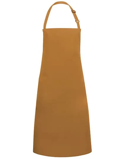 Latzschürze Basic mit Schnalle - Mustard (ca. Pantone 146C)