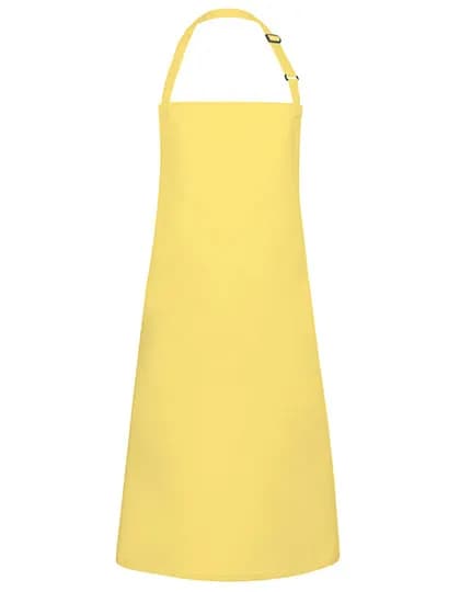Latzschürze Basic mit Schnalle - Sun Yellow (ca. Pantone 127C)