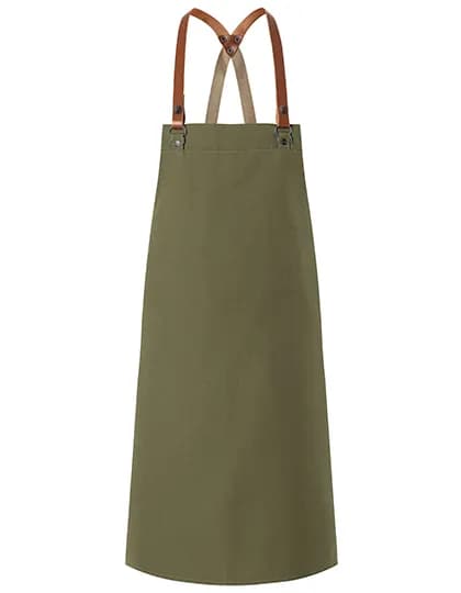 Latzschürze Green-Generation - Moss Green (ca. Pantone 7764C)