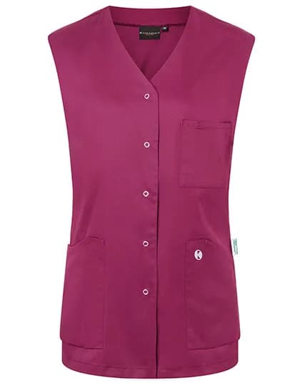 Ärmelloser Damenkasack Essential - Fuchsia (ca. Pantone 689C)