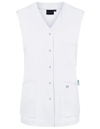 Ärmelloser Damenkasack Essential - White