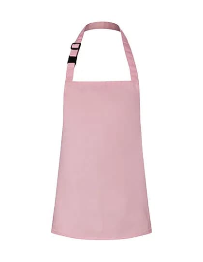 Kinderlatzschürze Basic mit Schnalle - Rose (ca. Pantone 4065C)