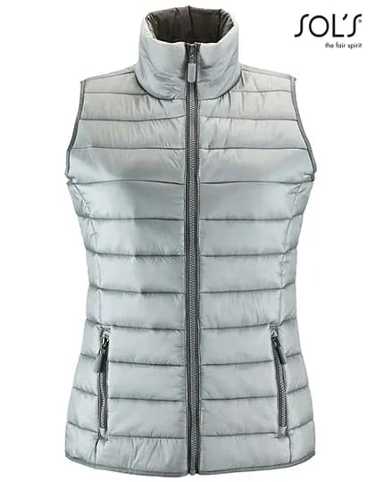 Women´s Lightweight Bodywarmer Wave - Metal Grey