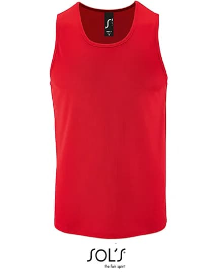 Men´s Sports Tank Top Sporty - Red