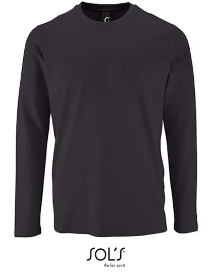 Men´s Long Sleeve T-Shirt Imperial - Mouse Grey (Solid)
