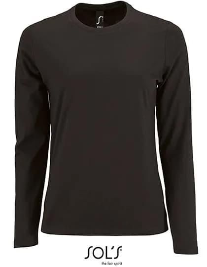 Women´s Long Sleeve T-Shirt Imperial - Deep Black