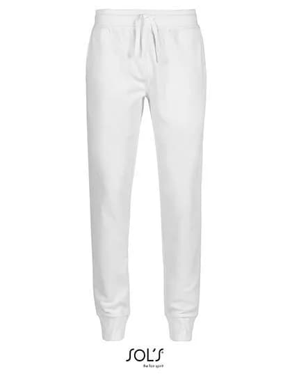 Men´s Slim Fit Jogging Pants Jake - White