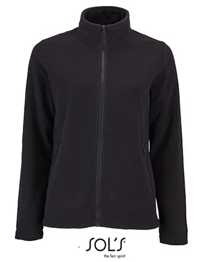 Women´s Plain Fleece Jacket Norman - Black