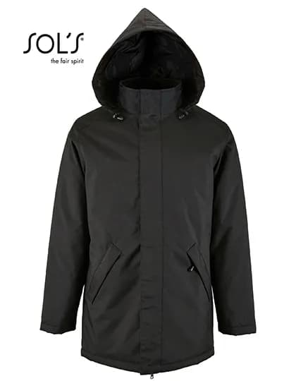 Unisex Jacket With Padded Lining Robyn - Black