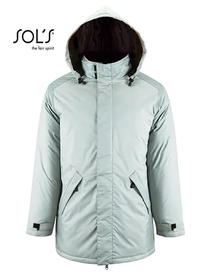 Unisex Jacket With Padded Lining Robyn - Metal Grey