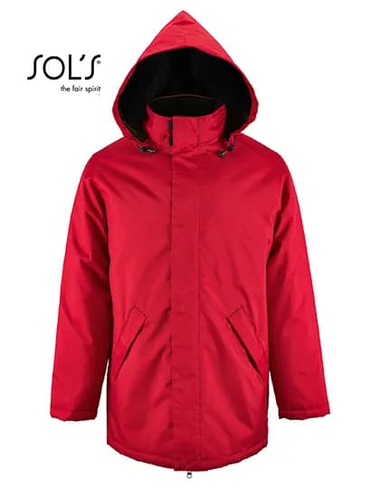 Unisex Jacket With Padded Lining Robyn - Red