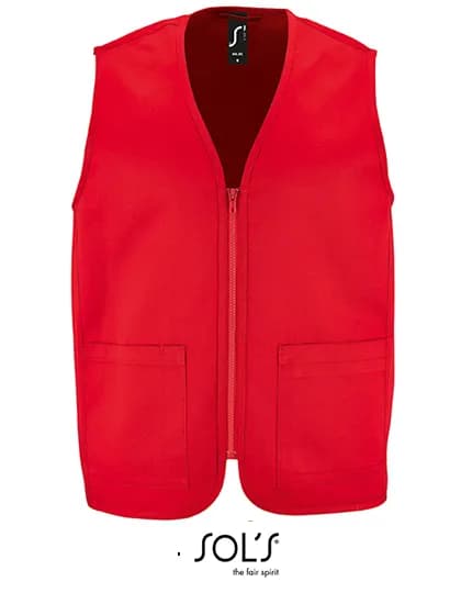 Unisex Bodywarmer Wallace - Red