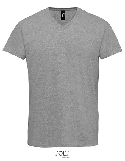 Men´s Imperial V-Neck T-Shirt - Grey Melange