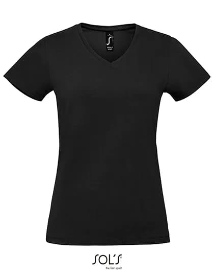 Women´s Imperial V-Neck T-Shirt - Deep Black