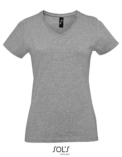 Women´s Imperial V-Neck T-Shirt - Grey Melange