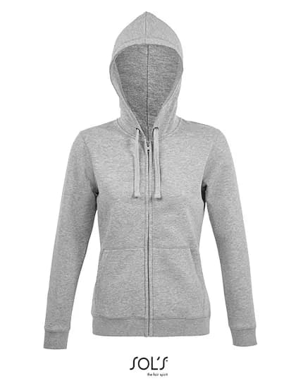 Women´s Zip Hoodie Spike - Heather Grey Melange