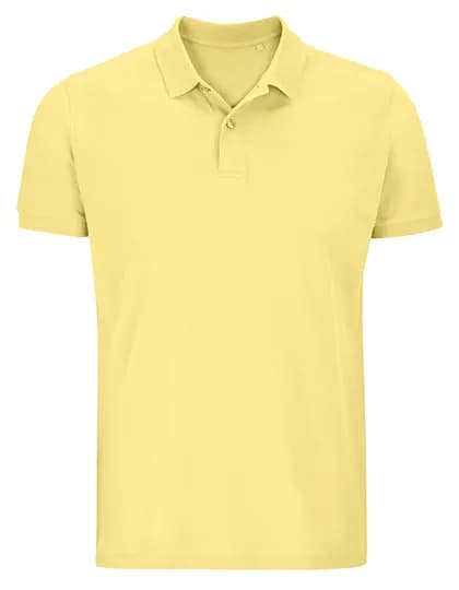 Men´s Planet Polo Shirt - Light Yellow