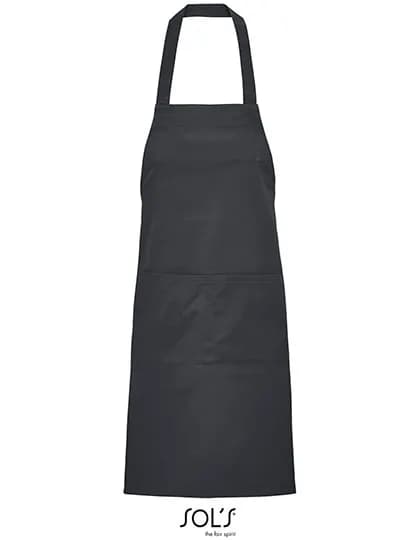 Unisex Gamma Apron - Dark Grey (Solid)