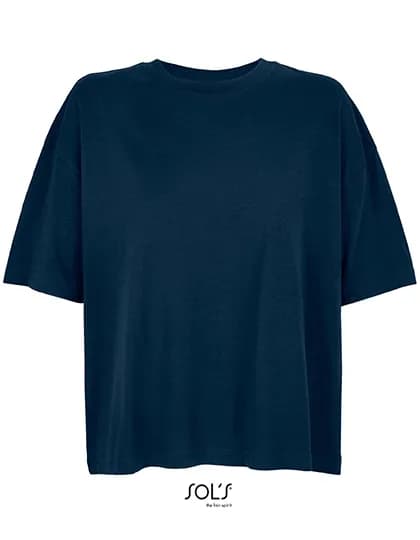 Women´s Boxy Oversized T-Shirt - French Navy