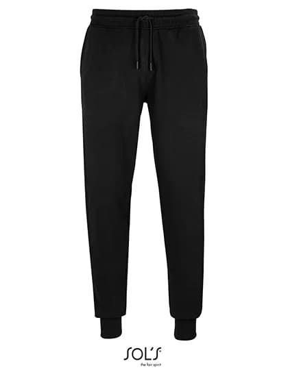 Unisex Jumbo Fleece Jog Pants - Black