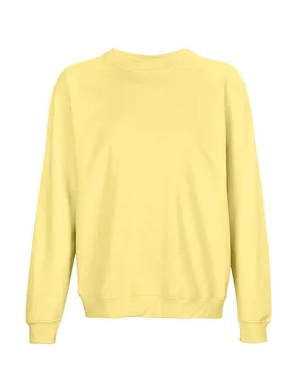 Unisex Columbia Crew Neck Sweatshirt - Light Yellow