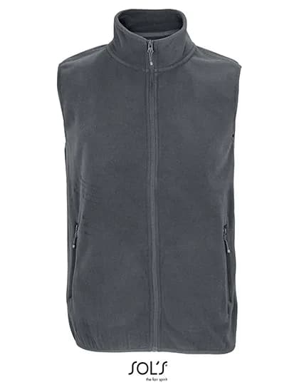 Unisex Factor Zipped Fleece Bodywarmer - Charcoal Grey (Solid)