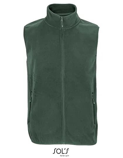 Unisex Factor Zipped Fleece Bodywarmer - Forest Green