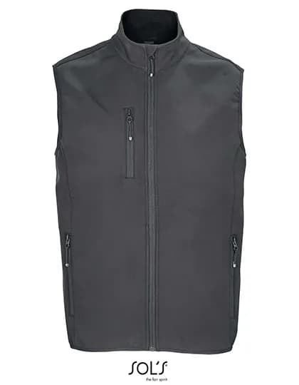 Men´s Falcon Zipped Softshell Bodywarmer - Charcoal Grey (Solid)