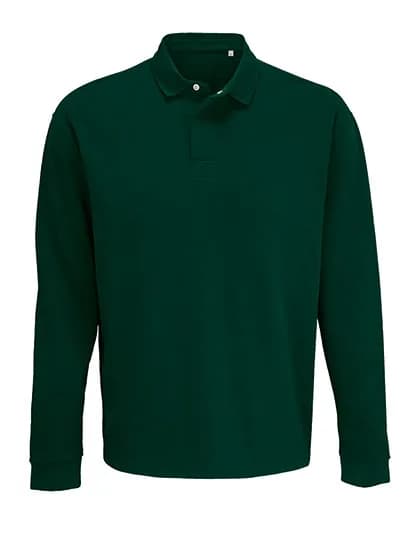 Unisex Polo Collar Sweatshirt Heritage - Green Empire