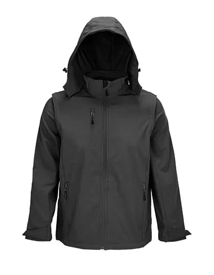 Softshell Jacket 3in1 Falcon - Charcoal Grey (Solid)