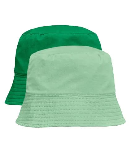 Unisex Nylon Bucket Hat - Spring Green/Frozen Green