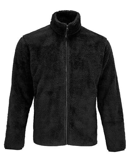 Unisex Fleece Zip Jacket Finch - Black