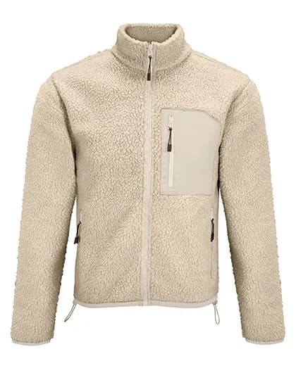 Unisex Sherpa Jacket Fury - Shear Beige/Beige