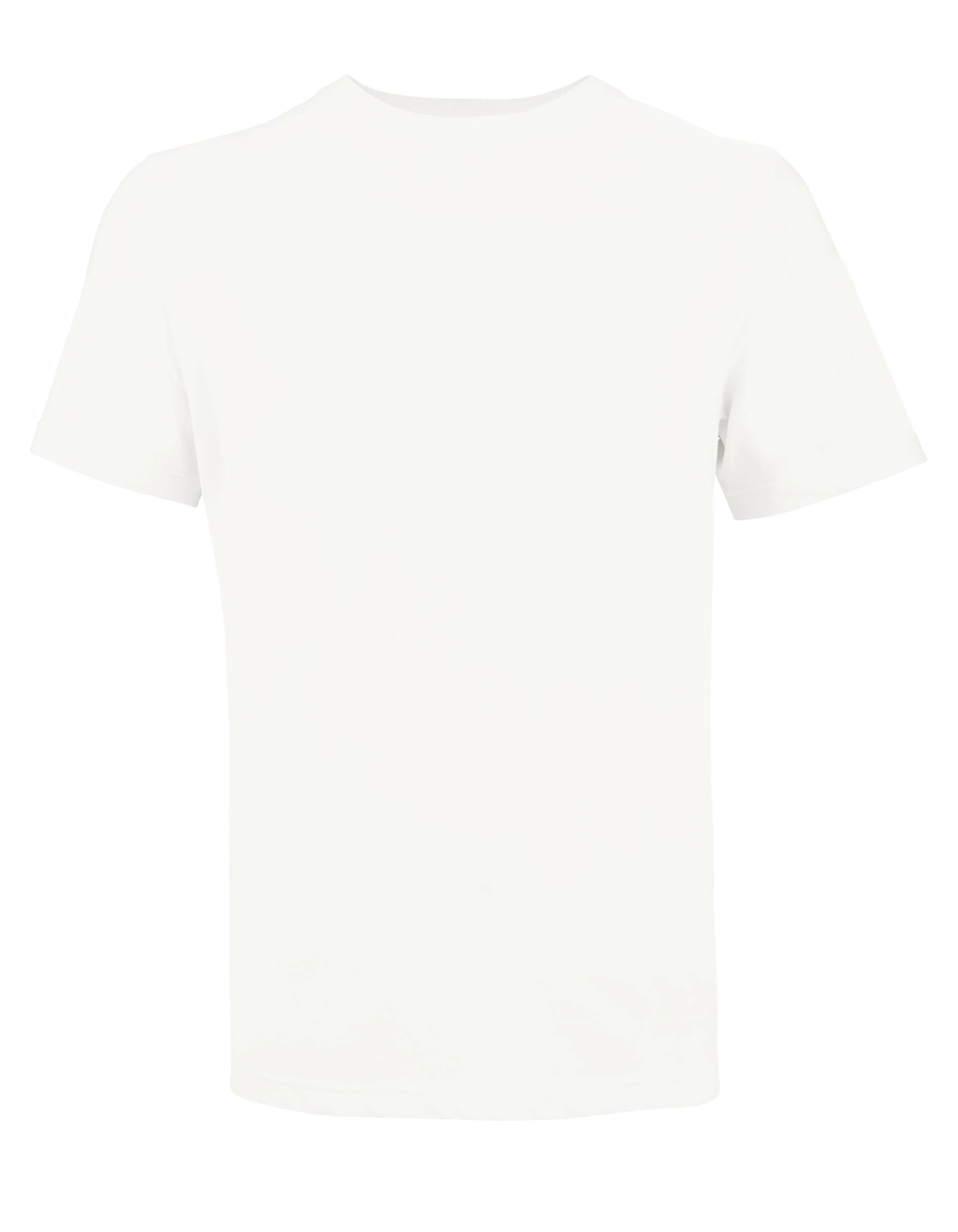 Unisex Round Neck T-Shirt Tuner - Absolute White
