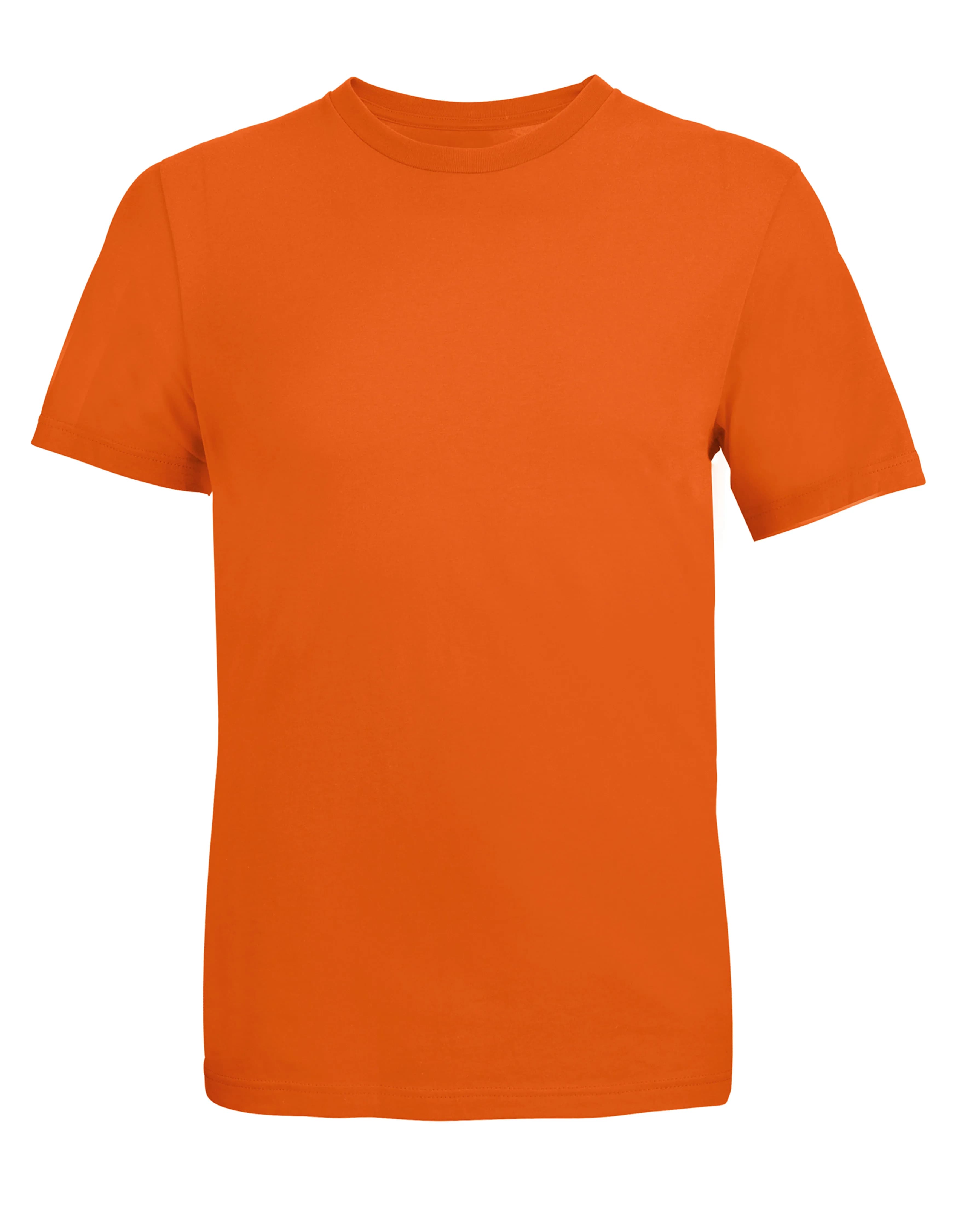 Unisex Round Neck T-Shirt Tuner - Dark Orange