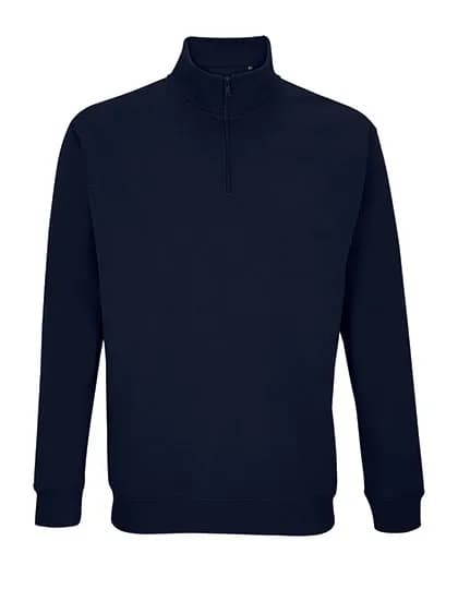 Unisex 1/4 Zip Sweatshirt Conrad - French Navy