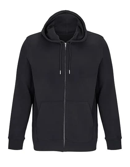 Unisex Full-Zip Hoodie Calipso - Black